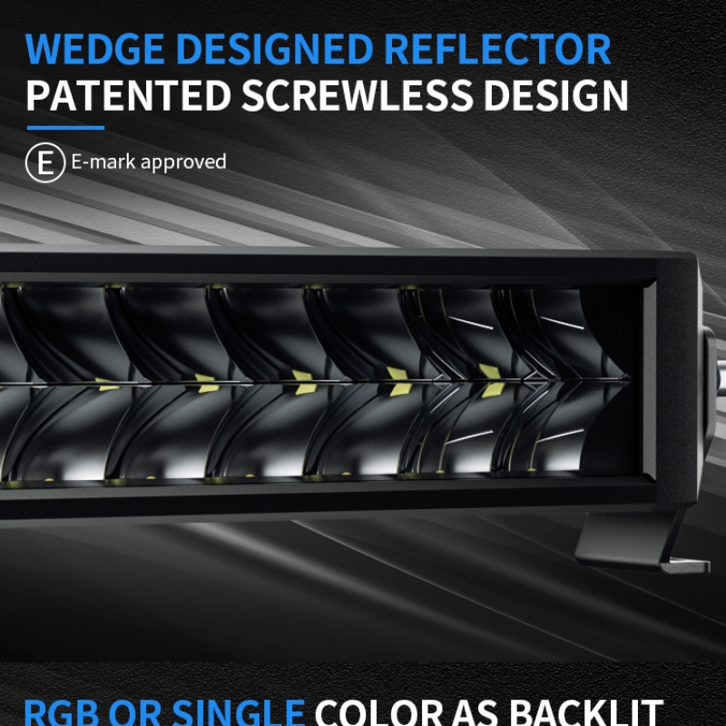 Светодиодная балка ALO-D8-50-R5Y1-Q 100 диодов 500W + RGB 4