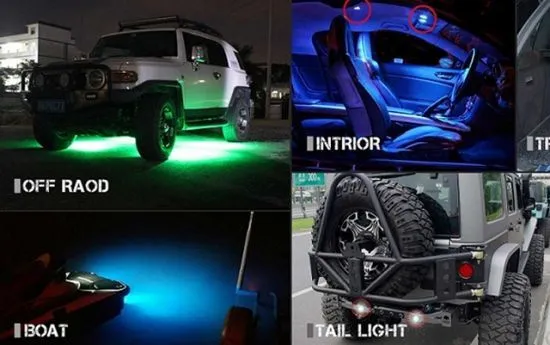 Светодиодная подсветка Aurora Rock Light ALO-Y-2-H2 15W белый/янтарный 6