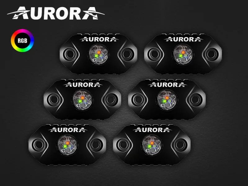 Светодиодная подсветка Rock Light 6 модулей ALO-Y1D-2-RGB-D6