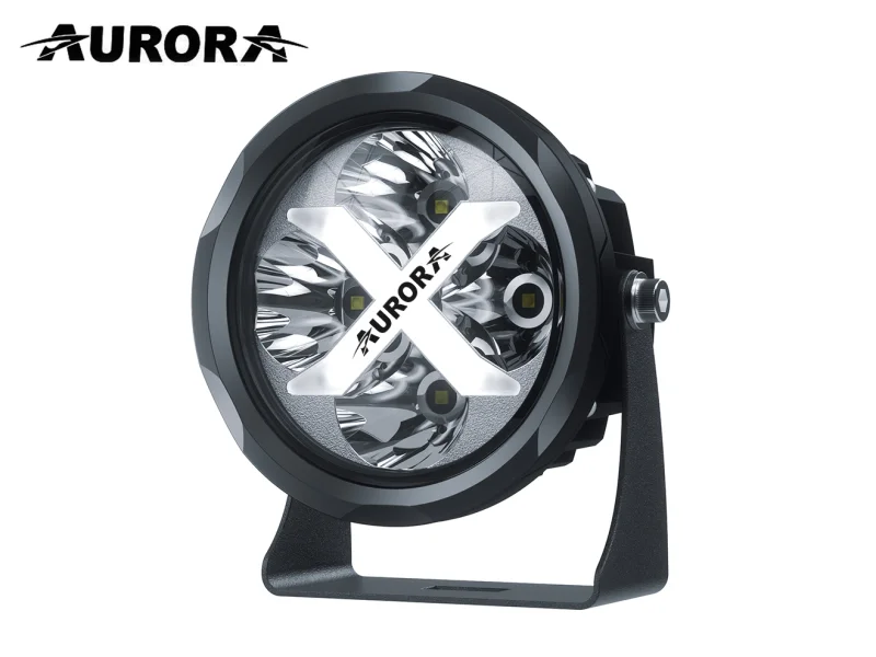 Две фары Aurora ALO-R4T3-EM 40W ближний свет + ДХО(белый)