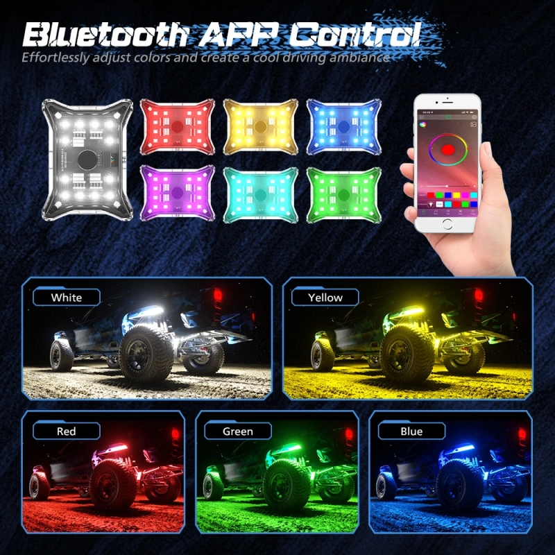 Светодиодная подсветка Lock Light 4 модуля ALO-Y3-RGBW-4 8