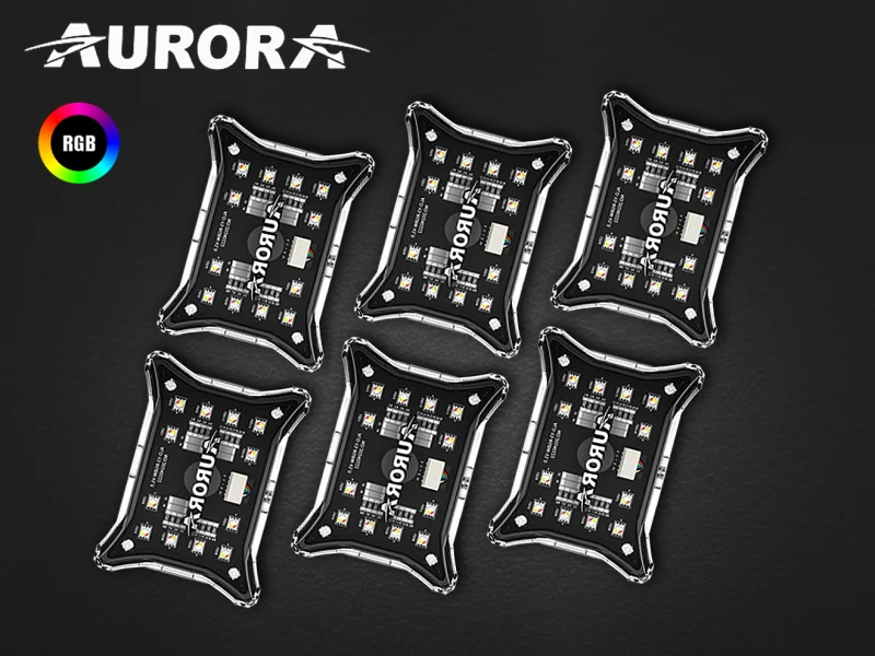 Светодиодная подсветка Lock Light 6 модулей ALO-Y3-RGBW-6