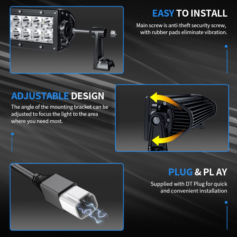 Светодиодная балка Aurora 400w ALO-D1-40-P5E4D1 двухрядная комбинированная 8
