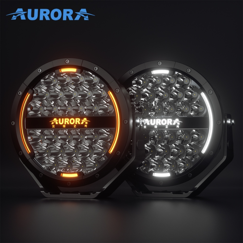 Светодиодная фара AURORA 150W ALO-R-9-C31D-AW Комбинированный свет + ДХО 4