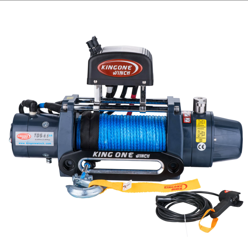 Лебедка KINGONE TDS-8.5 Синтетический трос 12В