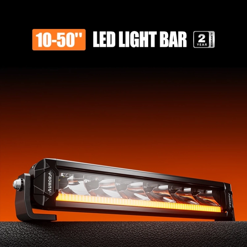 Светодиодная балка Aurora ALO-P-S10-20-R13Y-AW, 150W, комбинированный свет, ДХО белый/янтарь 0