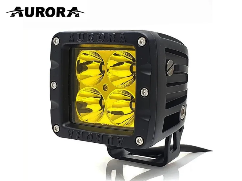 Светодиодная фара ALO-T-2-P4T Aurora 4 диода 40W ДАЛЬНИЙ ЗОЛОТО