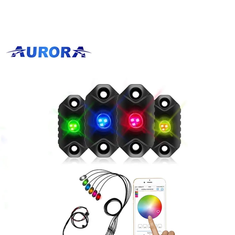 Светодиодная подсветка Rock Light 8 модулей ALO-Y1D-2-RGB-D8 2