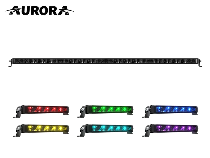 Светодиодная балка Aurora 40 диодов 200 Ватт ALO-S5D1-40-R4R5Q ДАЛЬНИЙ+RGB