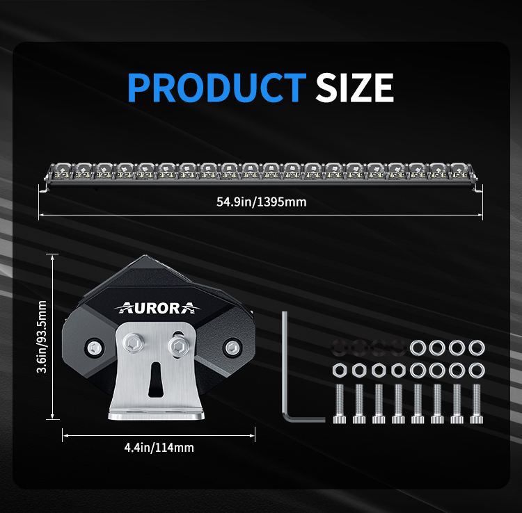 Балка адаптивного света 50" Aurora ALO-N-50 620W 2