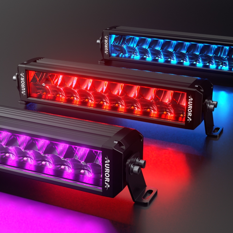 Светодиодная балка ALO-D8-50-R5Y1-Q 100 диодов 500W + RGB 2
